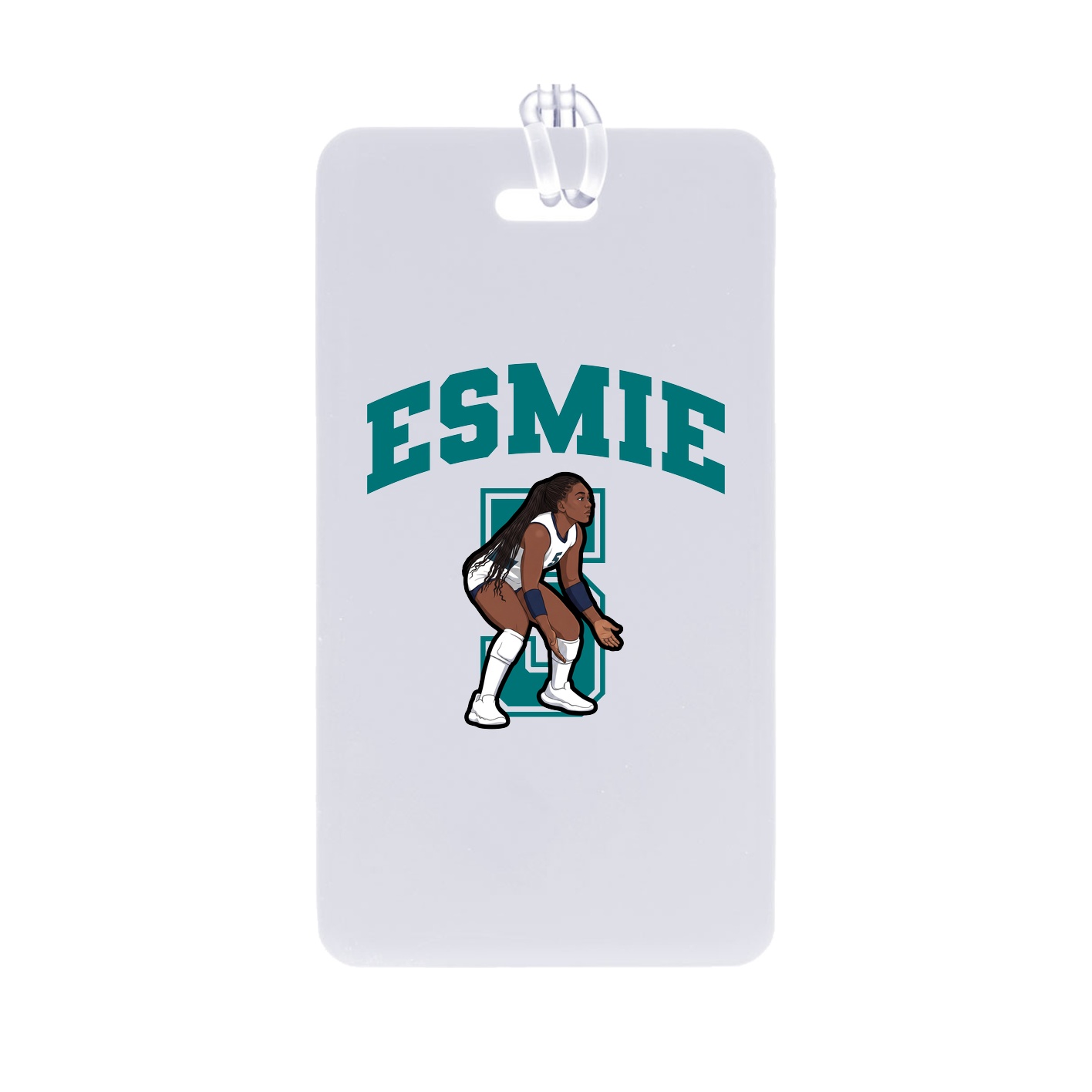 Bag Tag — Number in Classic