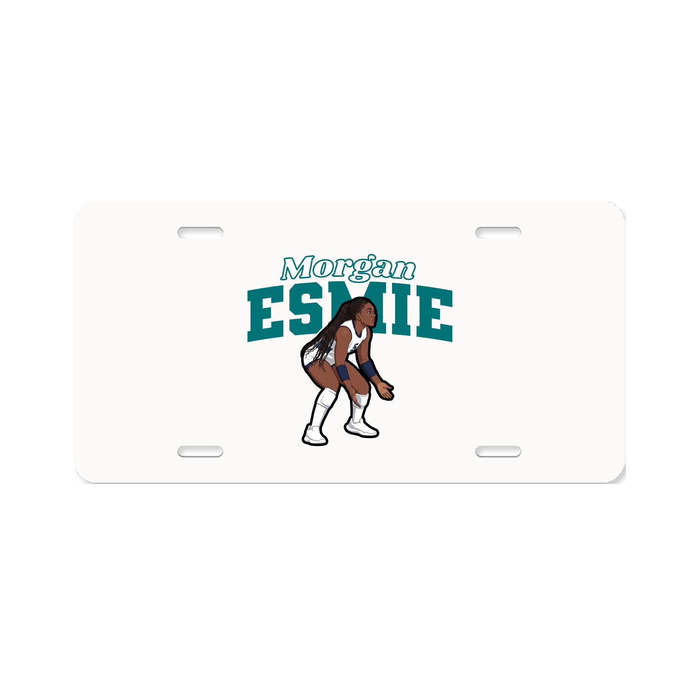 License Plate — Name Arch in Classic