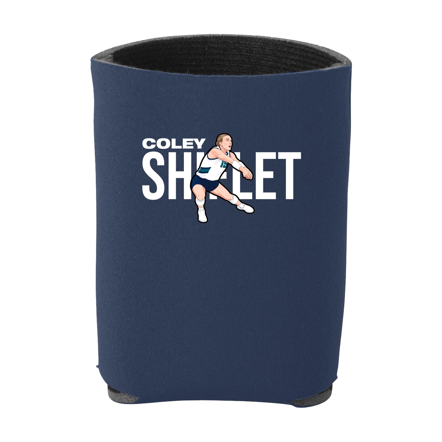 Can Holder — Player Name in Navy