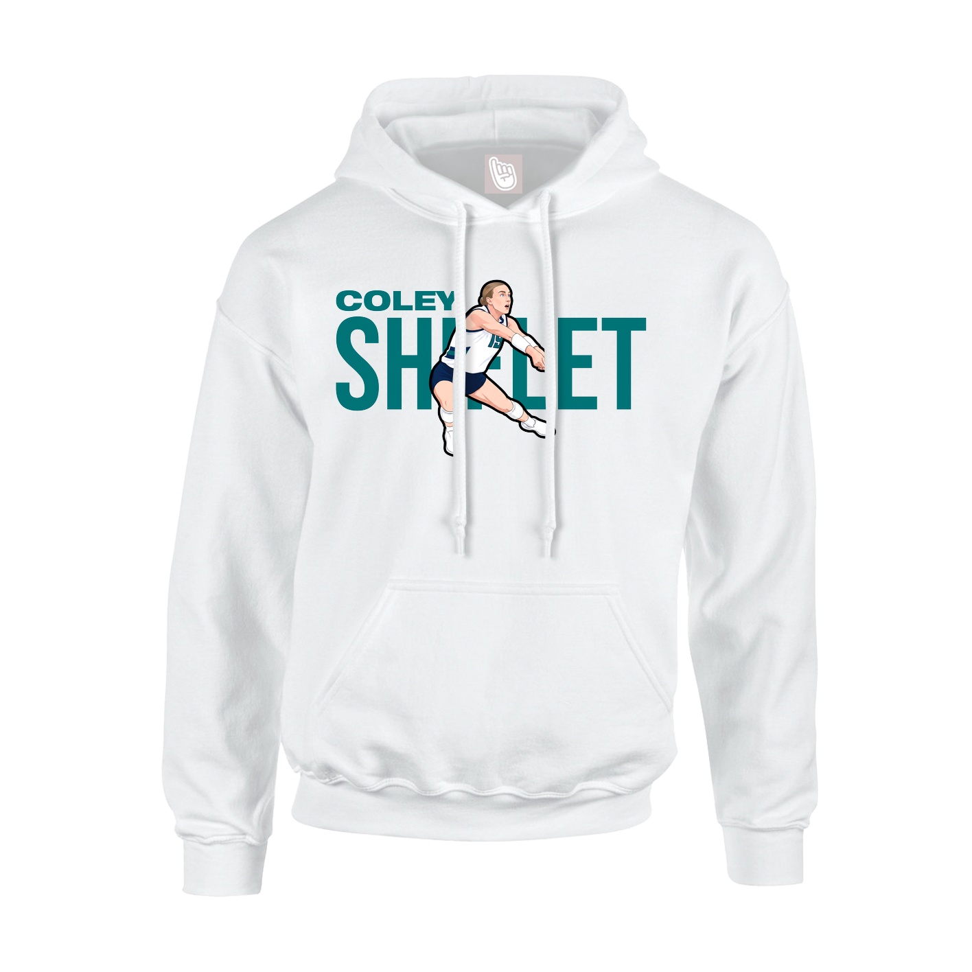 Hoodie — Player Name in White
