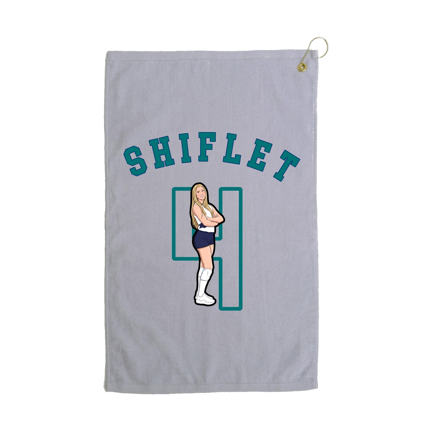 Golf Towel — Shirsey Arch in Grey