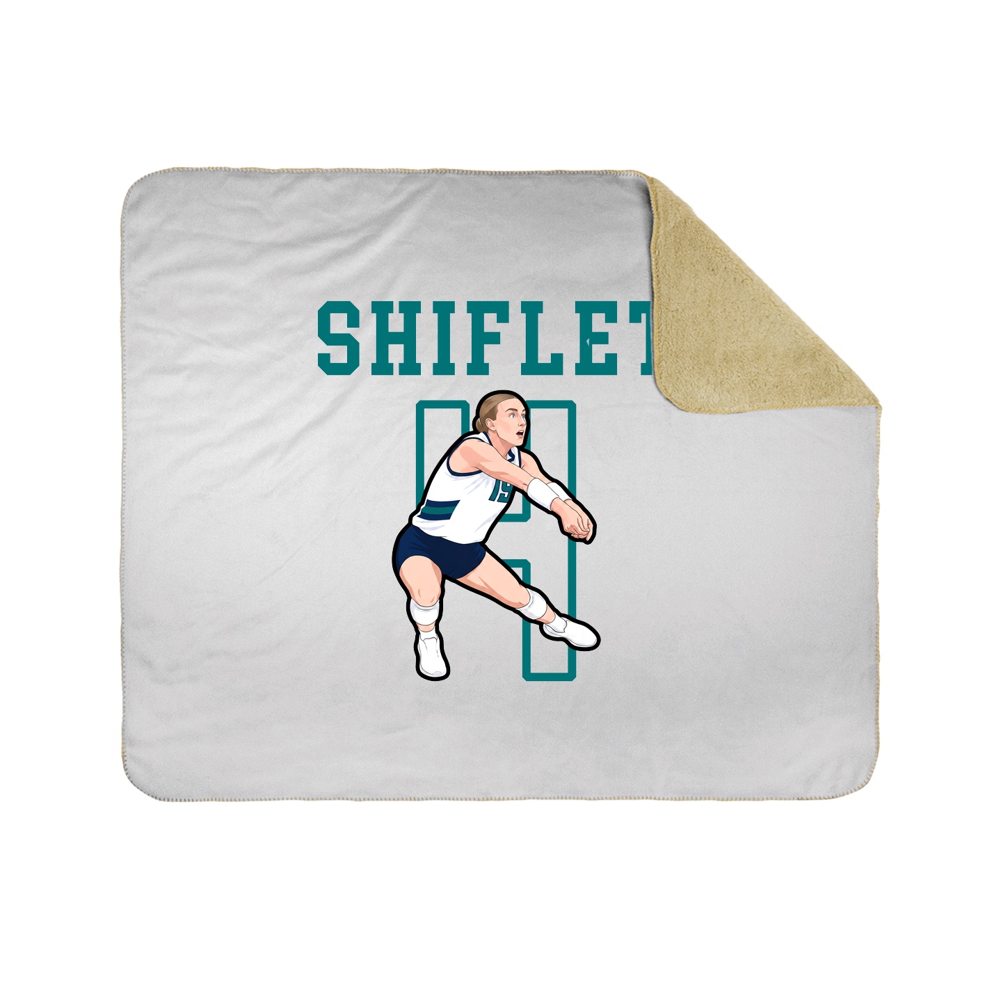 Throw Blanket — Shirsey in White