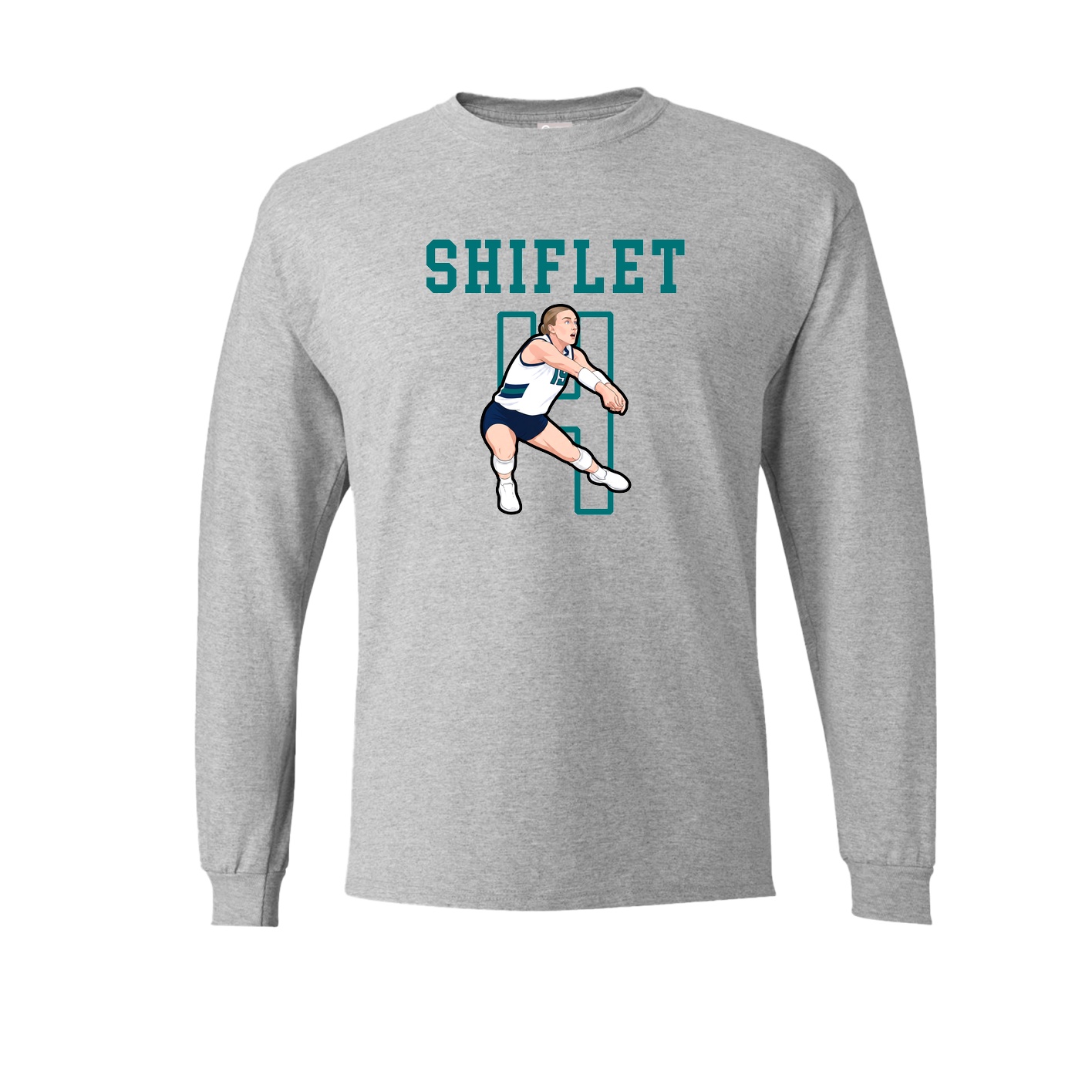 Long Sleeve Tee — Shirsey in Grey