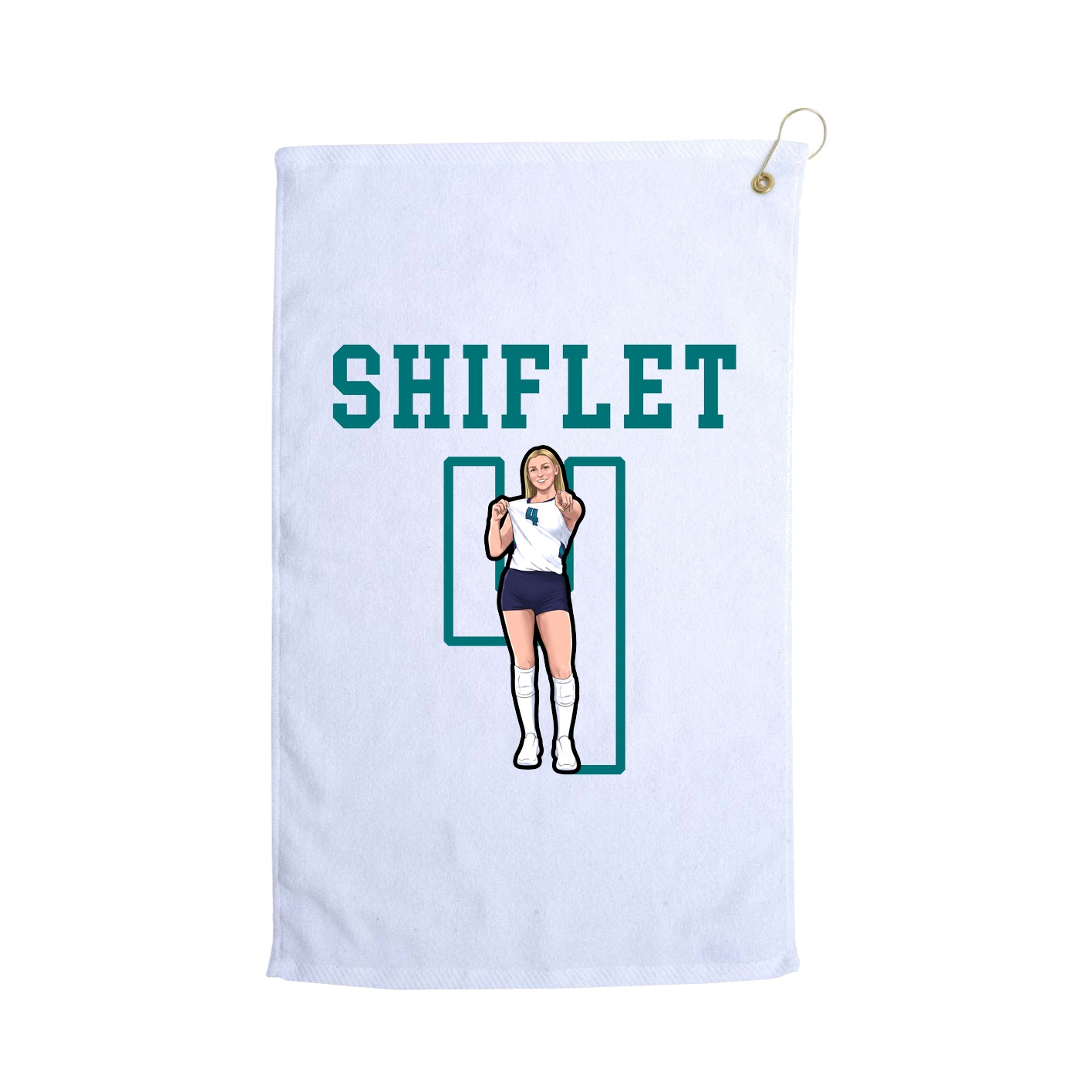 Golf Towel — Shirsey in White