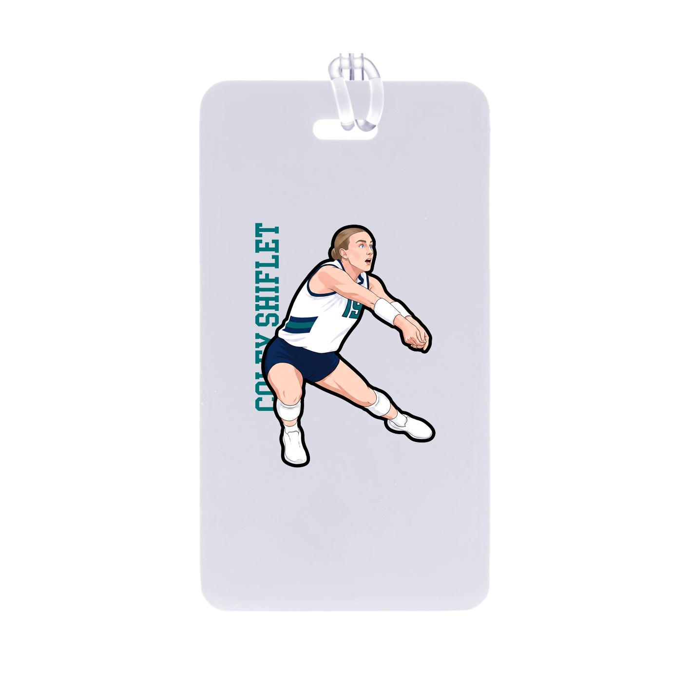Bag Tag — Name Vertical in Classic