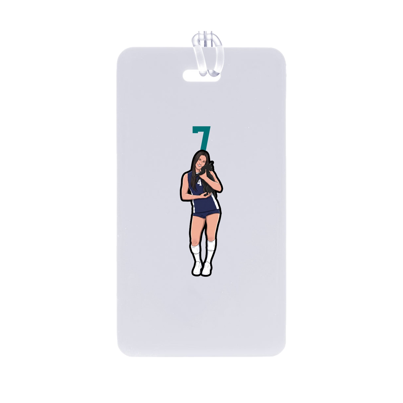 Bag Tag — Number Top in Classic
