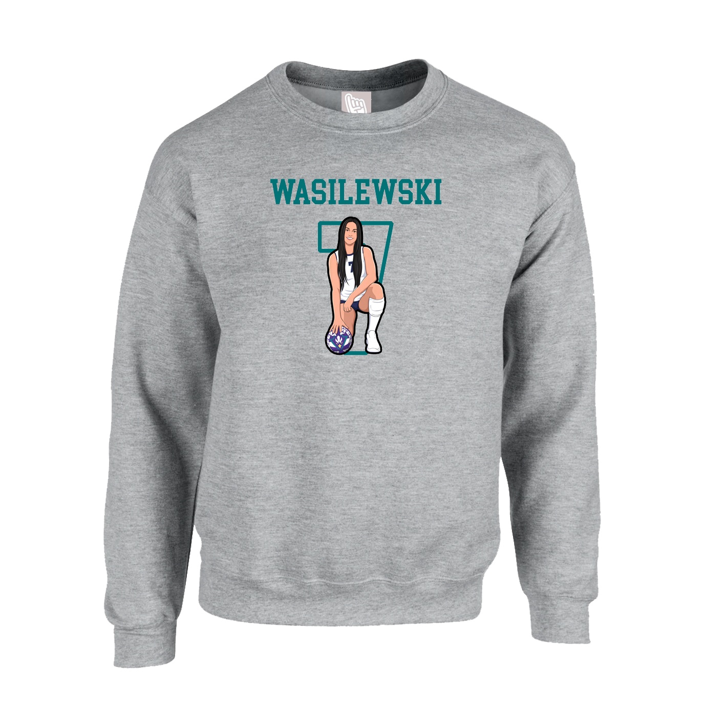 Fleece Crew — Shirsey in Grey