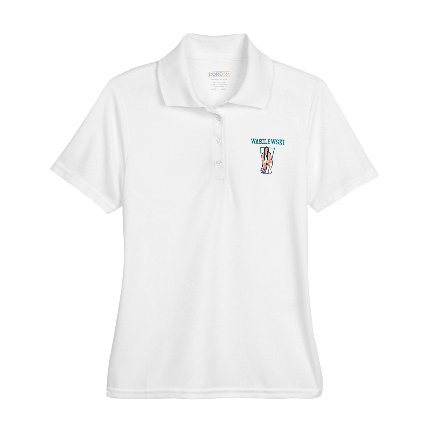 Womens Performance Polo — Shirsey in White