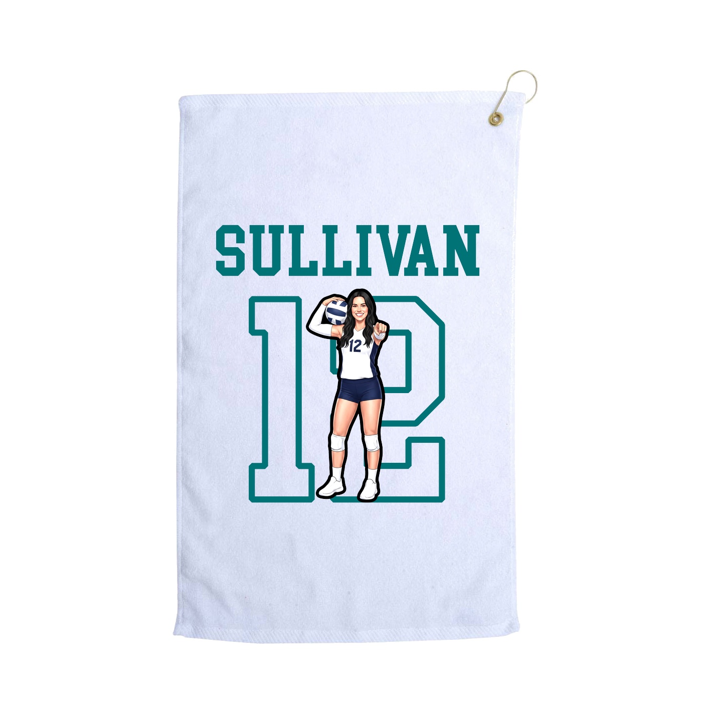 Golf Towel — Shirsey in White