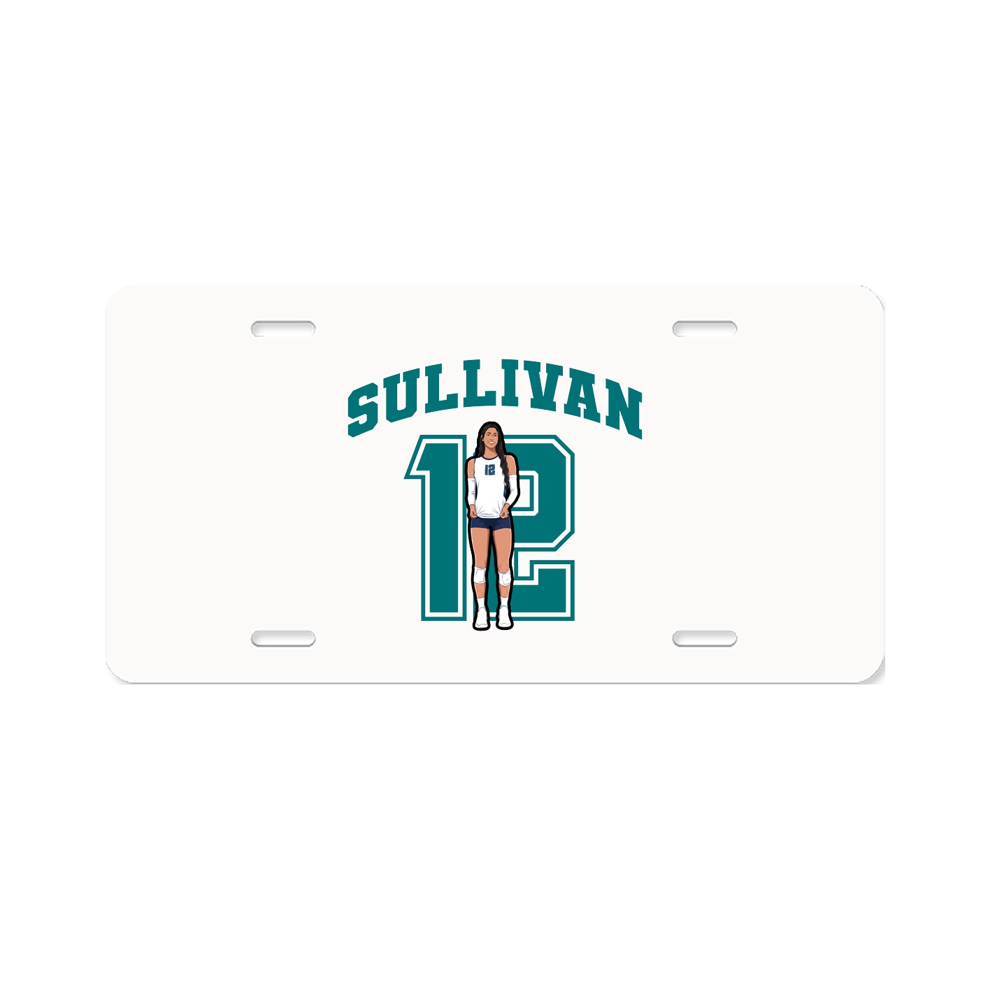 License Plate — Number in Classic