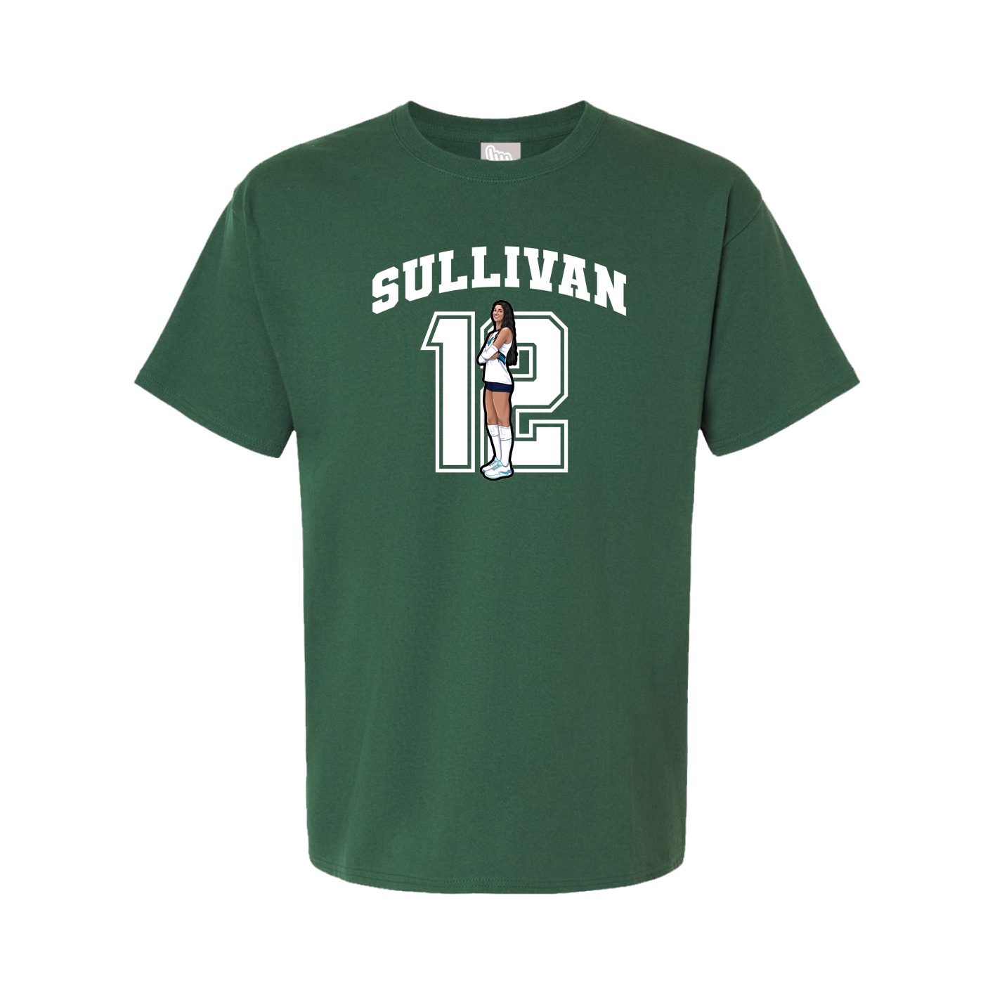 Tee — Number in Green