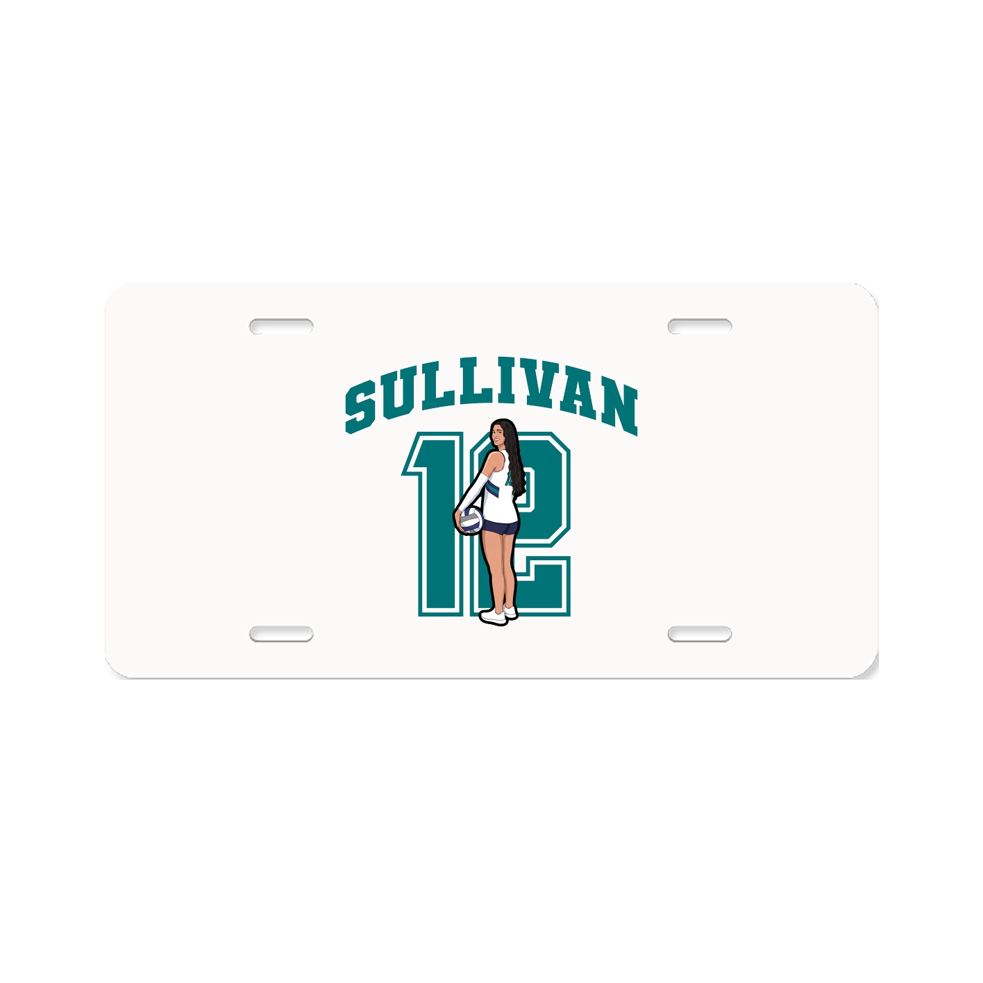 License Plate — Number in Classic