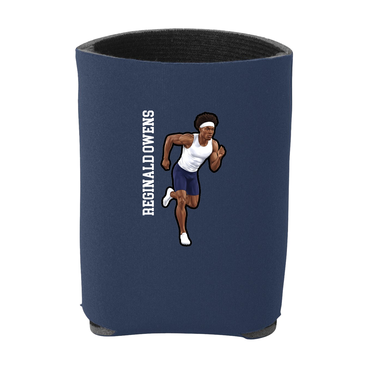 Can Holder — Name Vertical in Navy