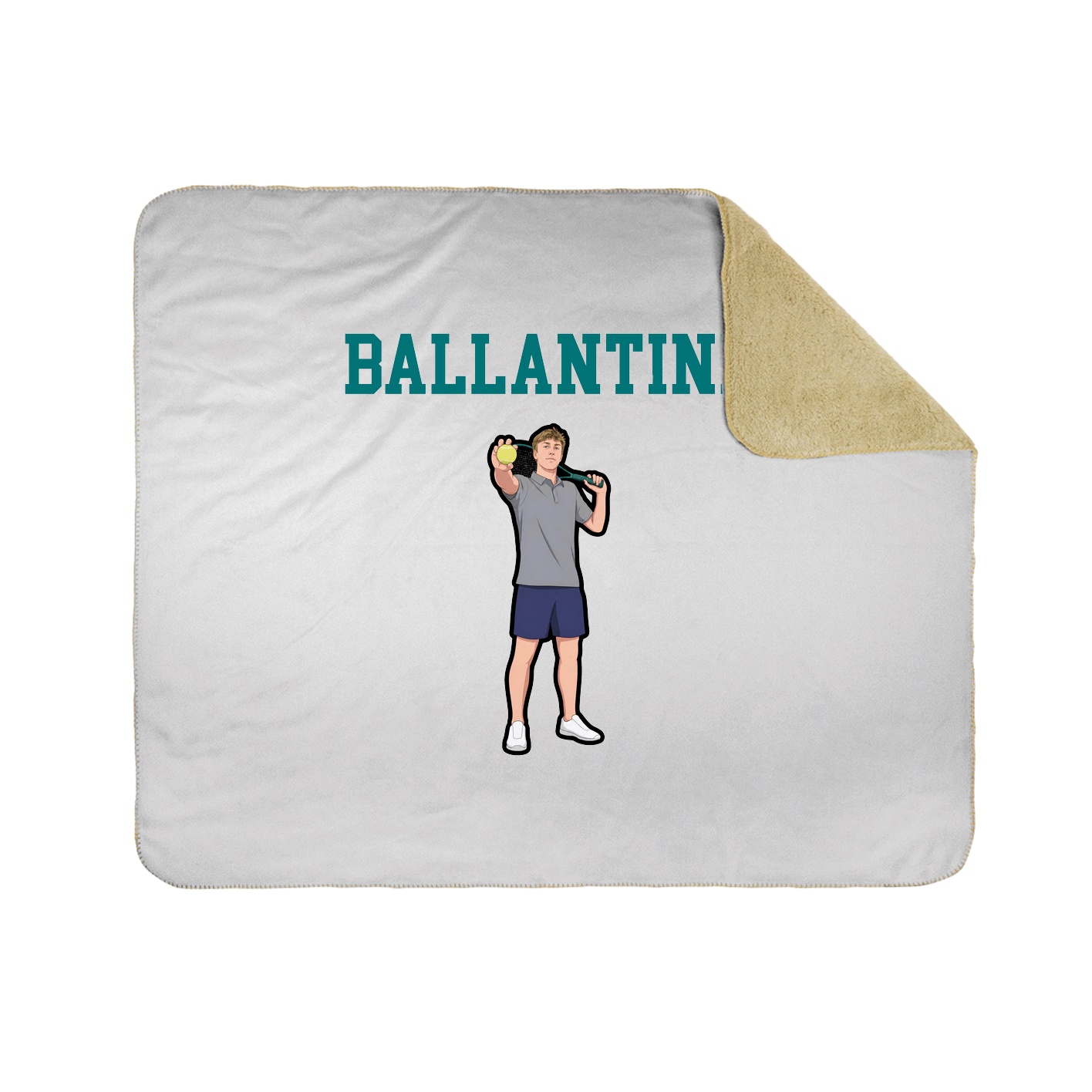 Throw Blanket — Shirsey in White