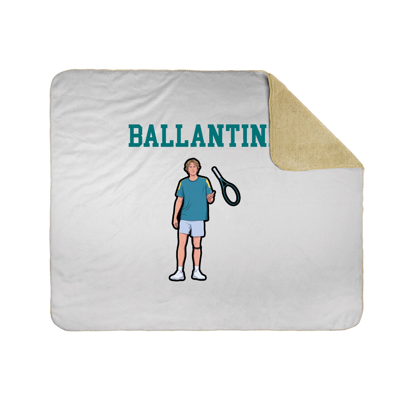Throw Blanket — Shirsey in White
