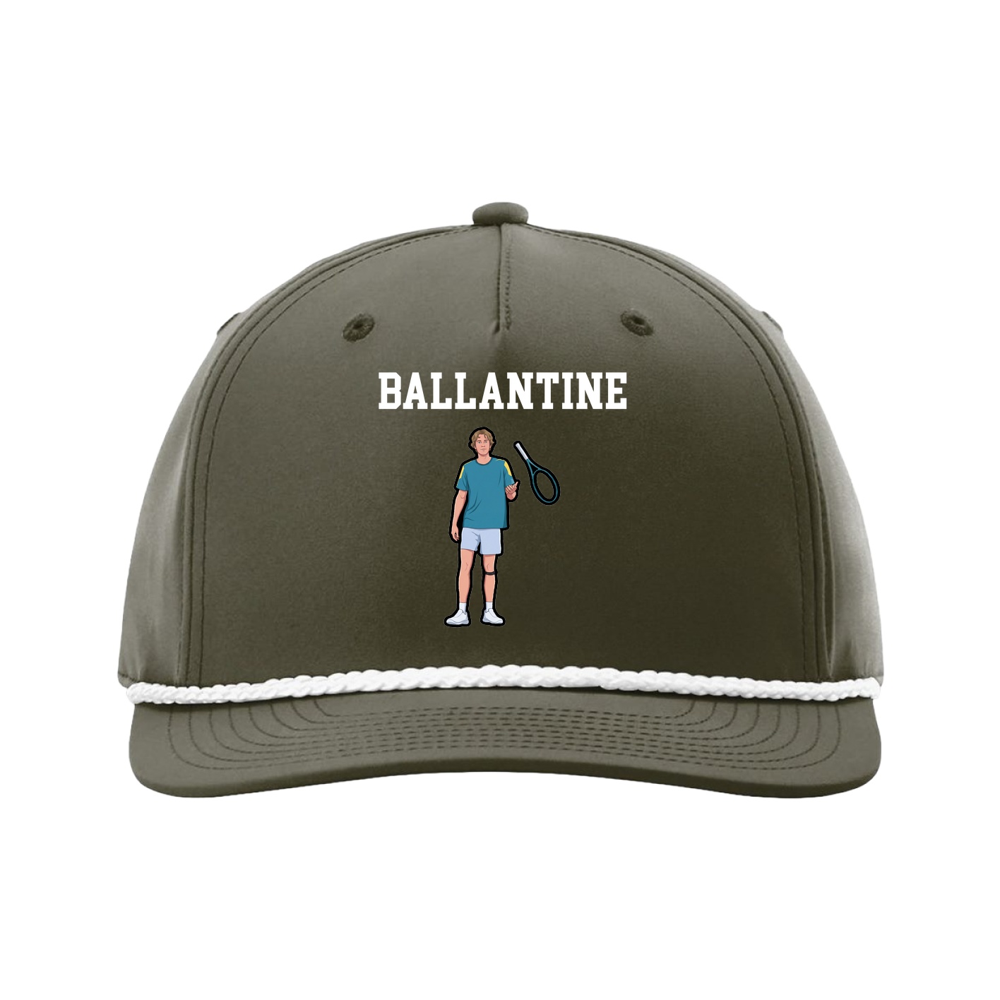 Five-Panel Classic Rope Cap — Shirsey in Green