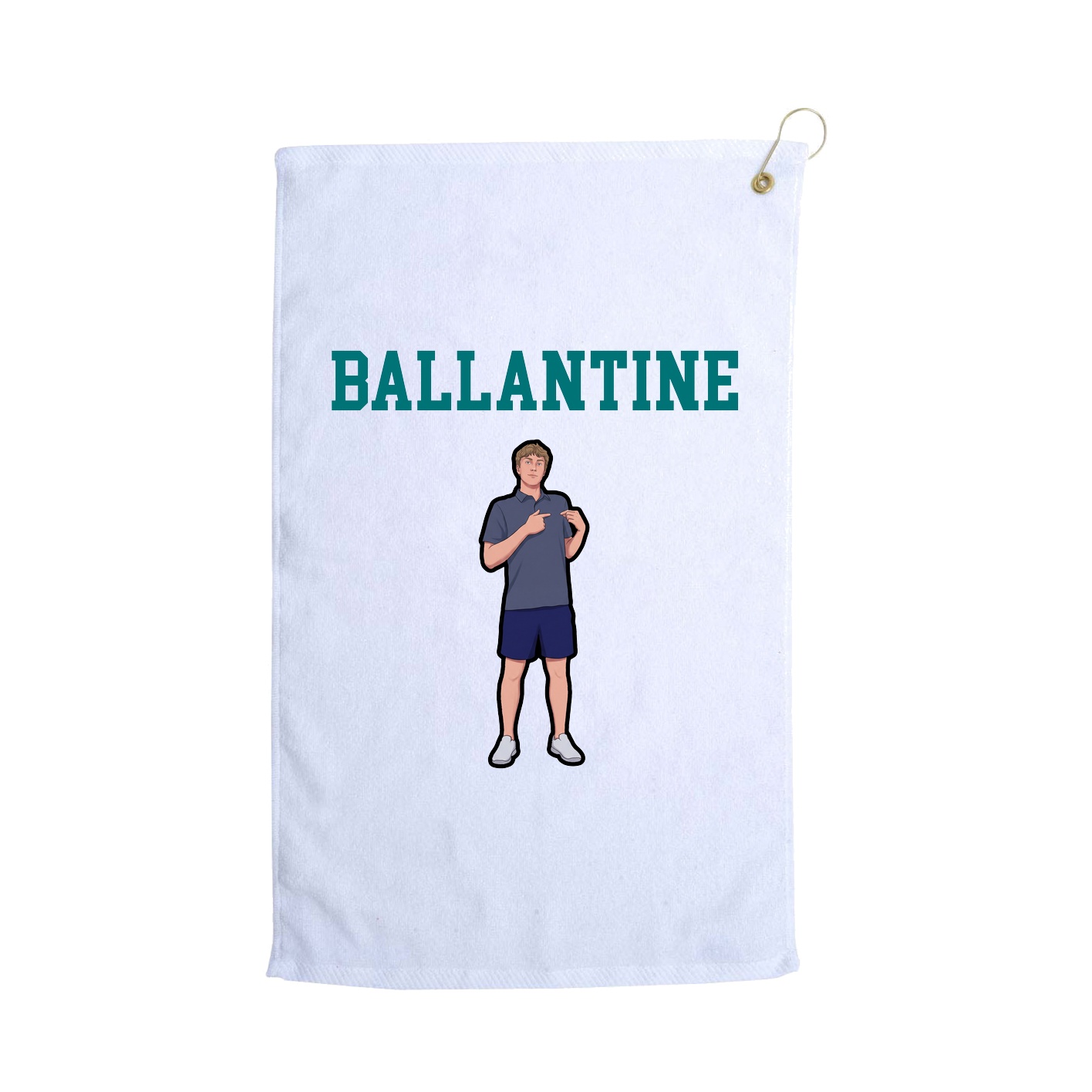 Golf Towel — Shirsey in White