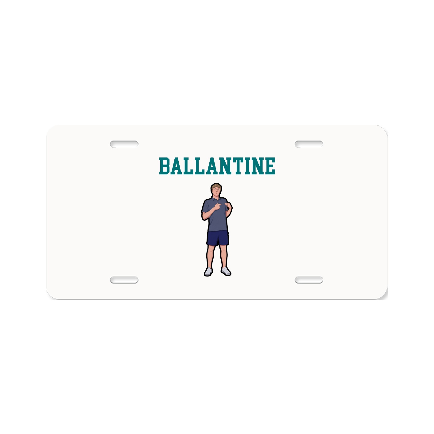 License Plate — Shirsey in Classic