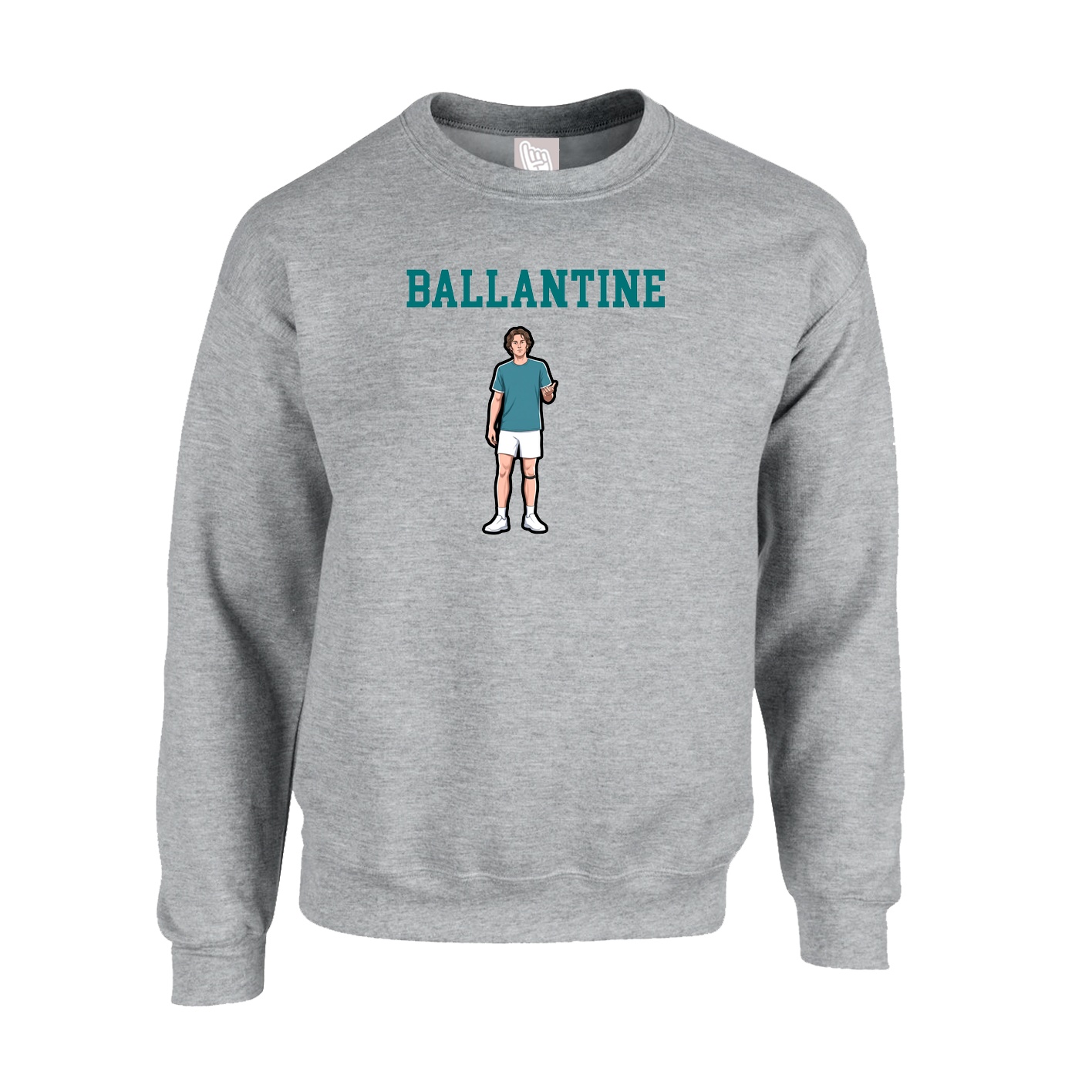 Fleece Crew — Shirsey in Grey