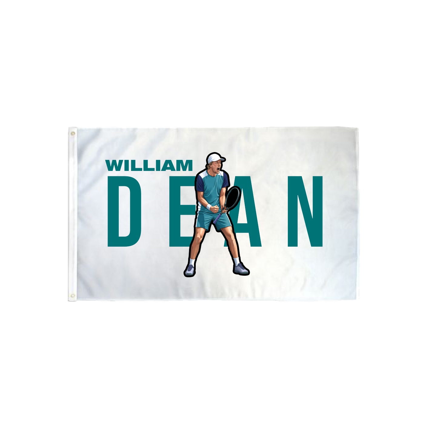 3x5 Flag — Player Name in Classic