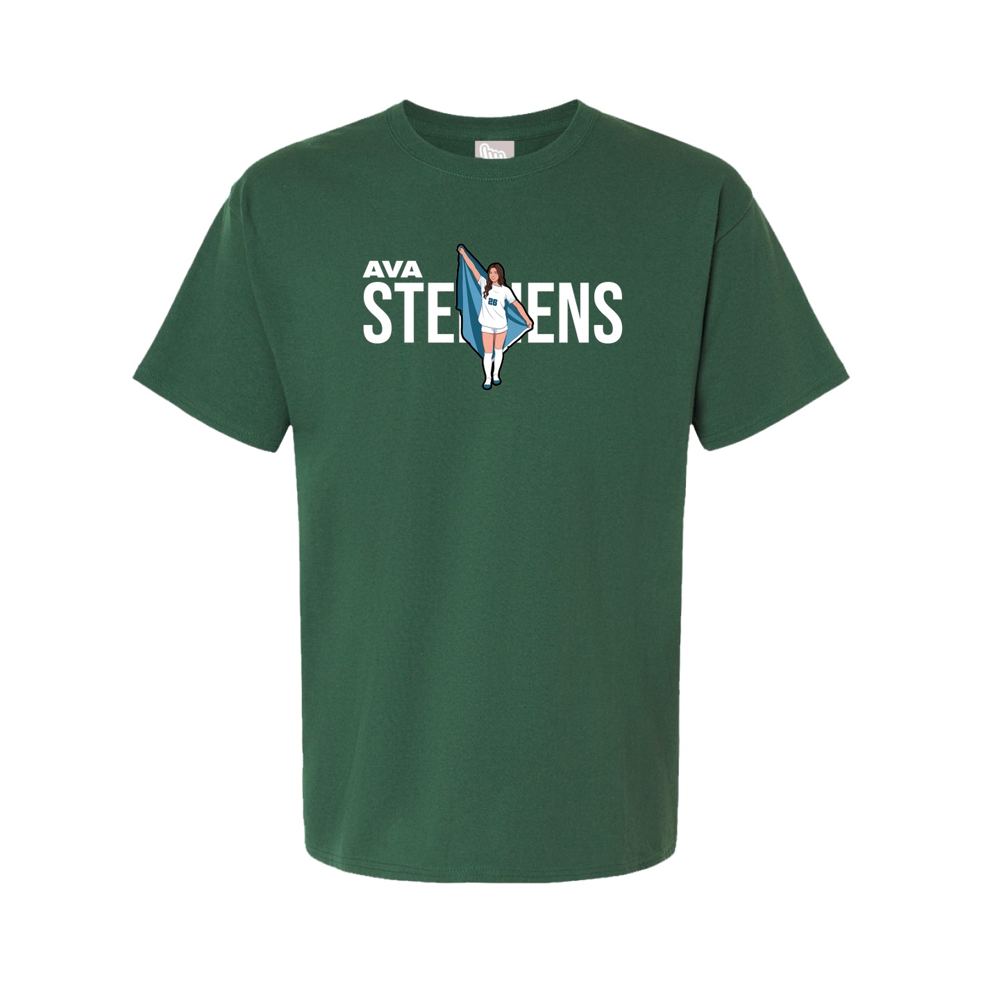 Tee — Player Name in Green