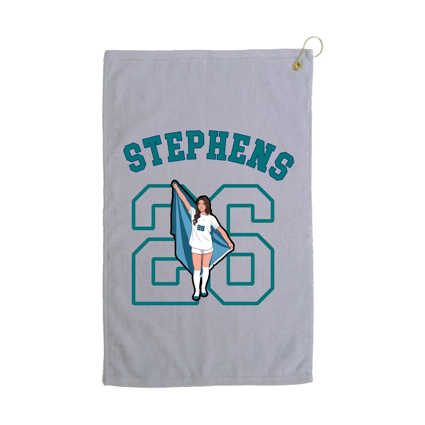 Golf Towel — Shirsey Arch in Grey