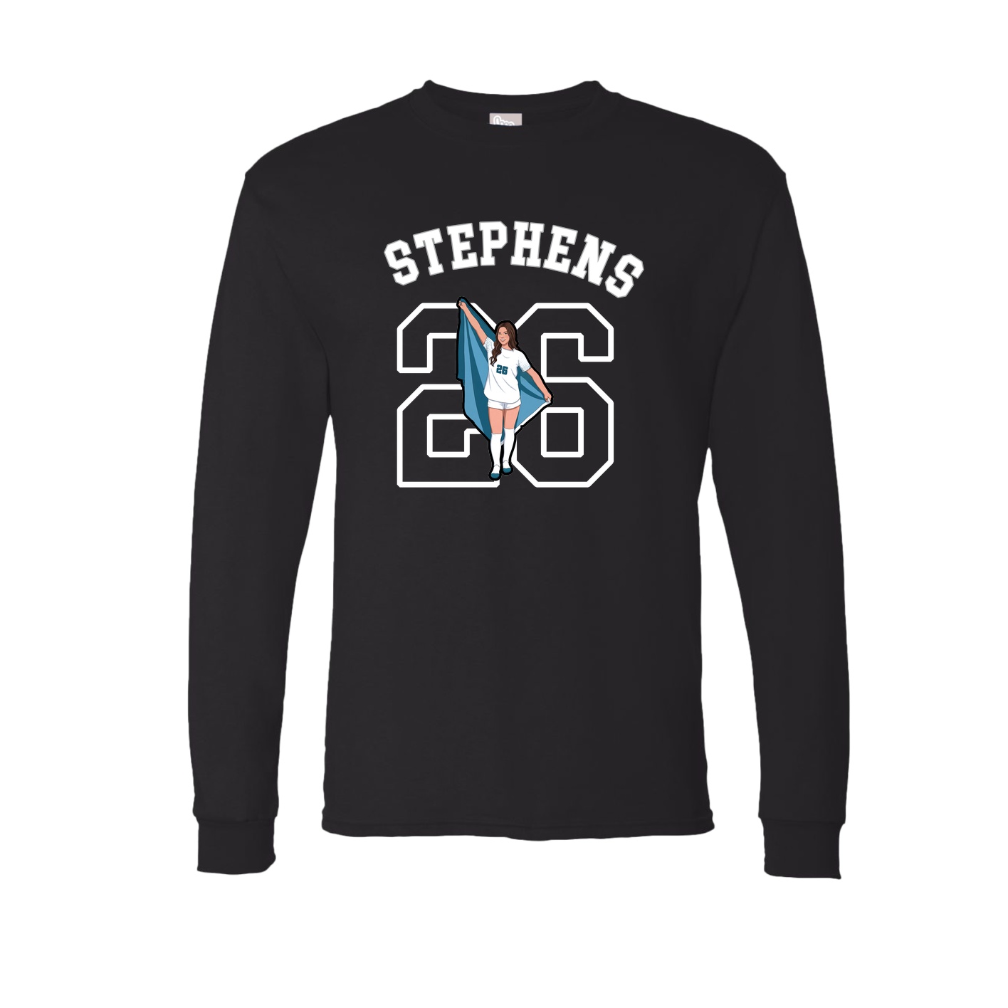 Long Sleeve Tee — Shirsey Arch in Black
