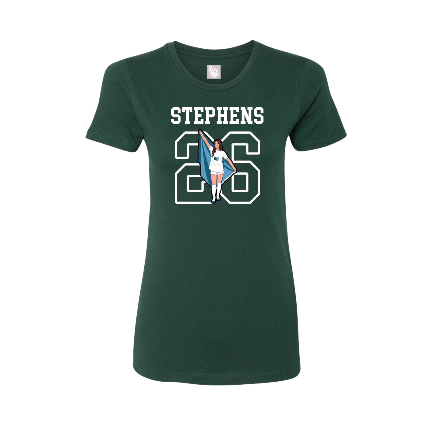 Fitted Women's Tee — Shirsey in Green