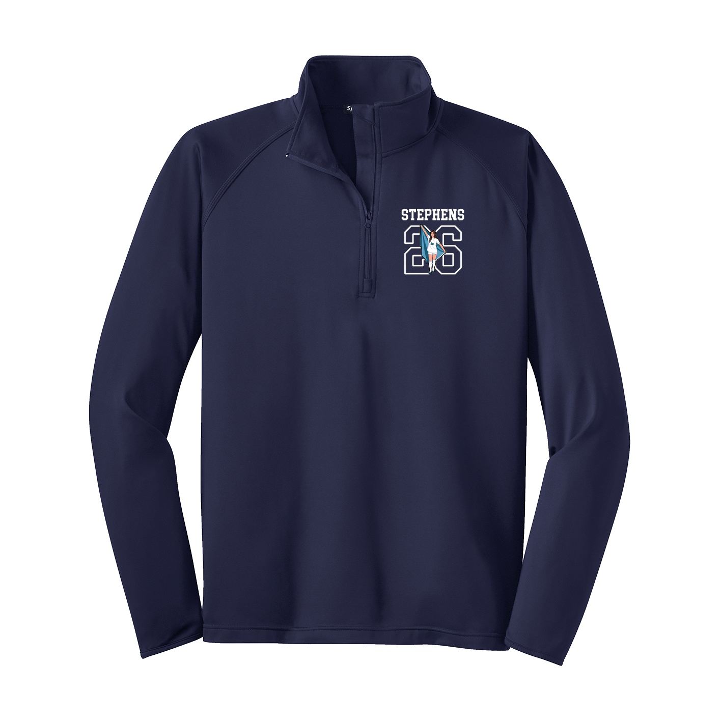 Q-Zip Pullover — Shirsey in Navy