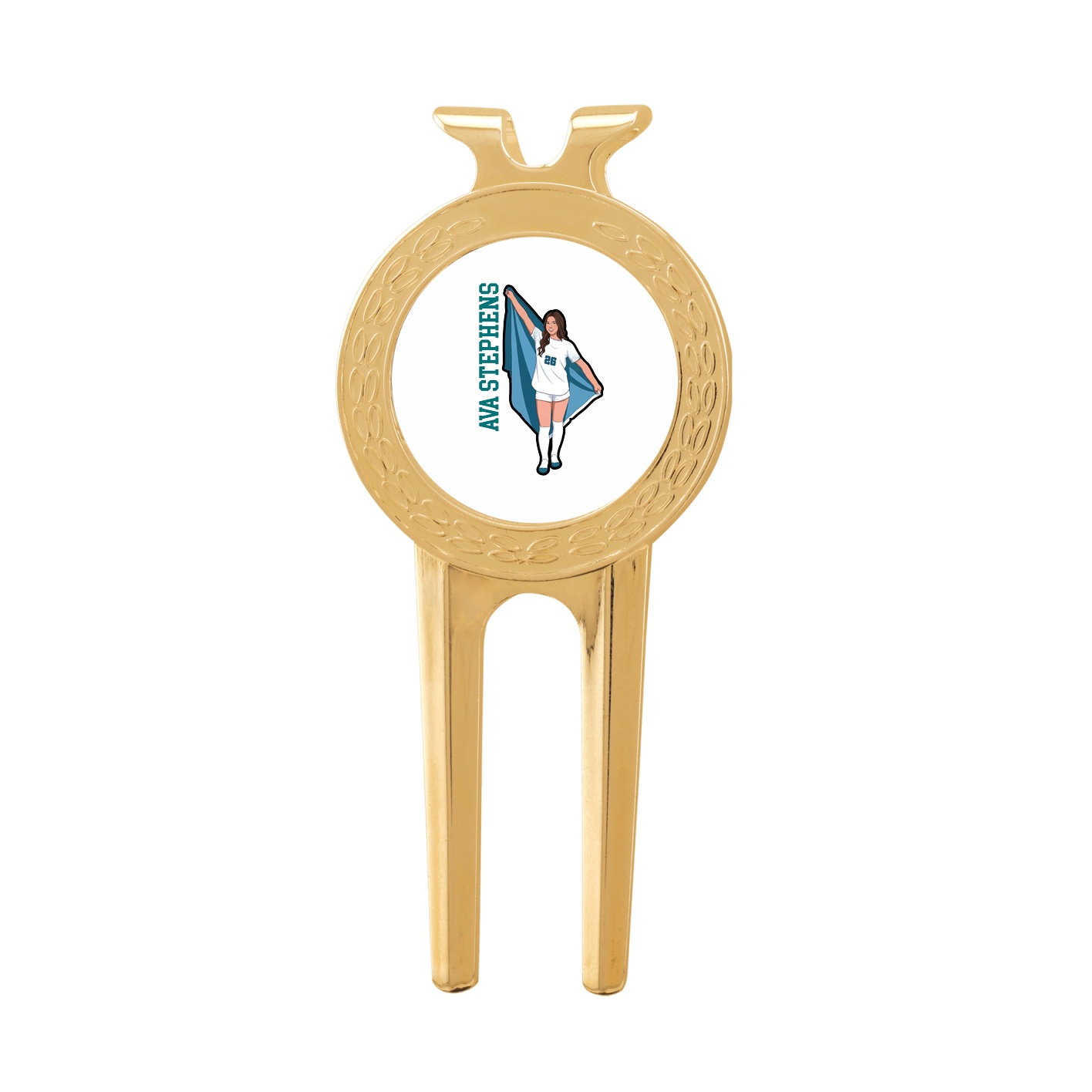 Divot Tool with Ball Marker — Name Vertical in Classic