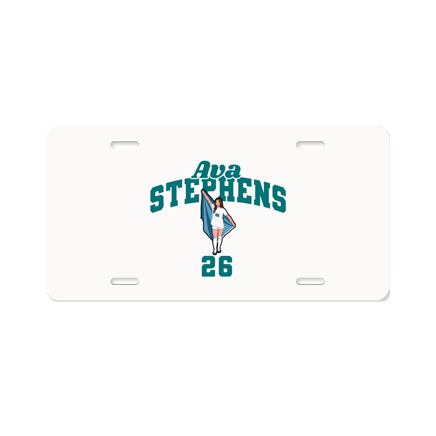 License Plate — Signature Arch in Classic