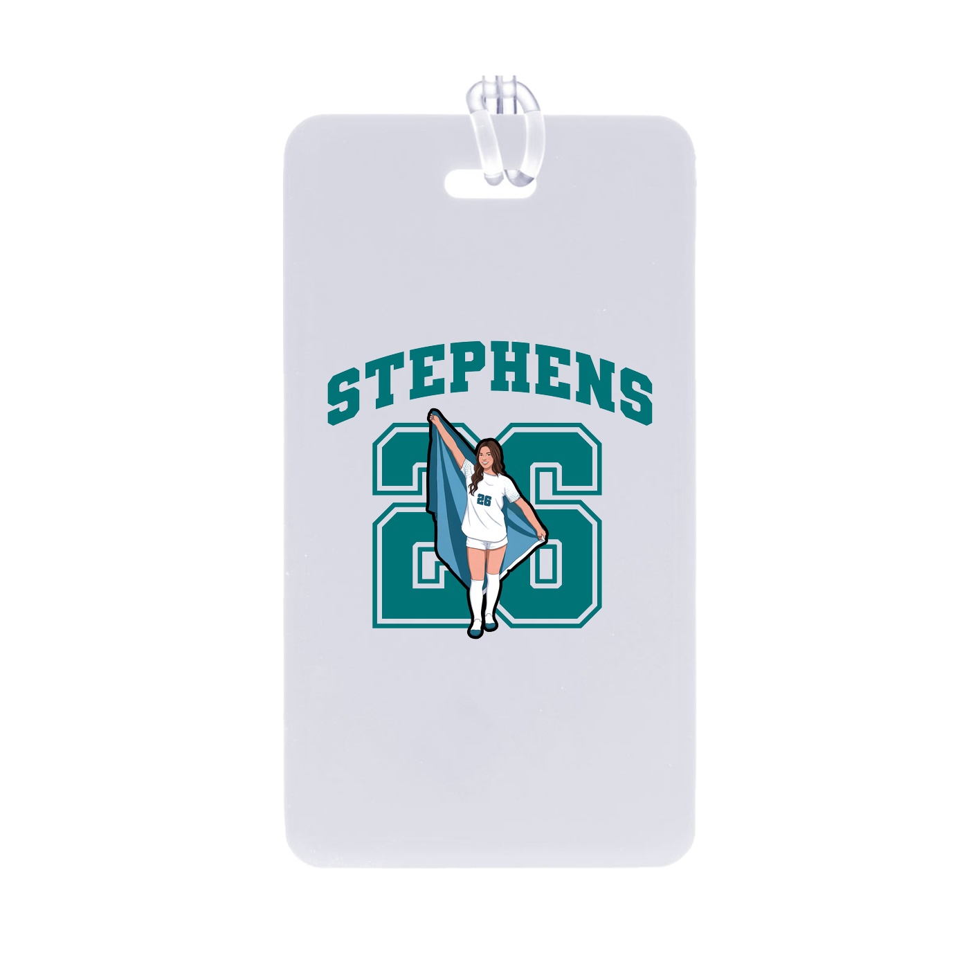 Bag Tag — Number in Classic
