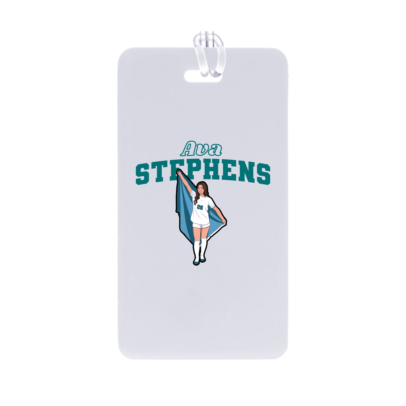 Bag Tag — Name Arch in Classic