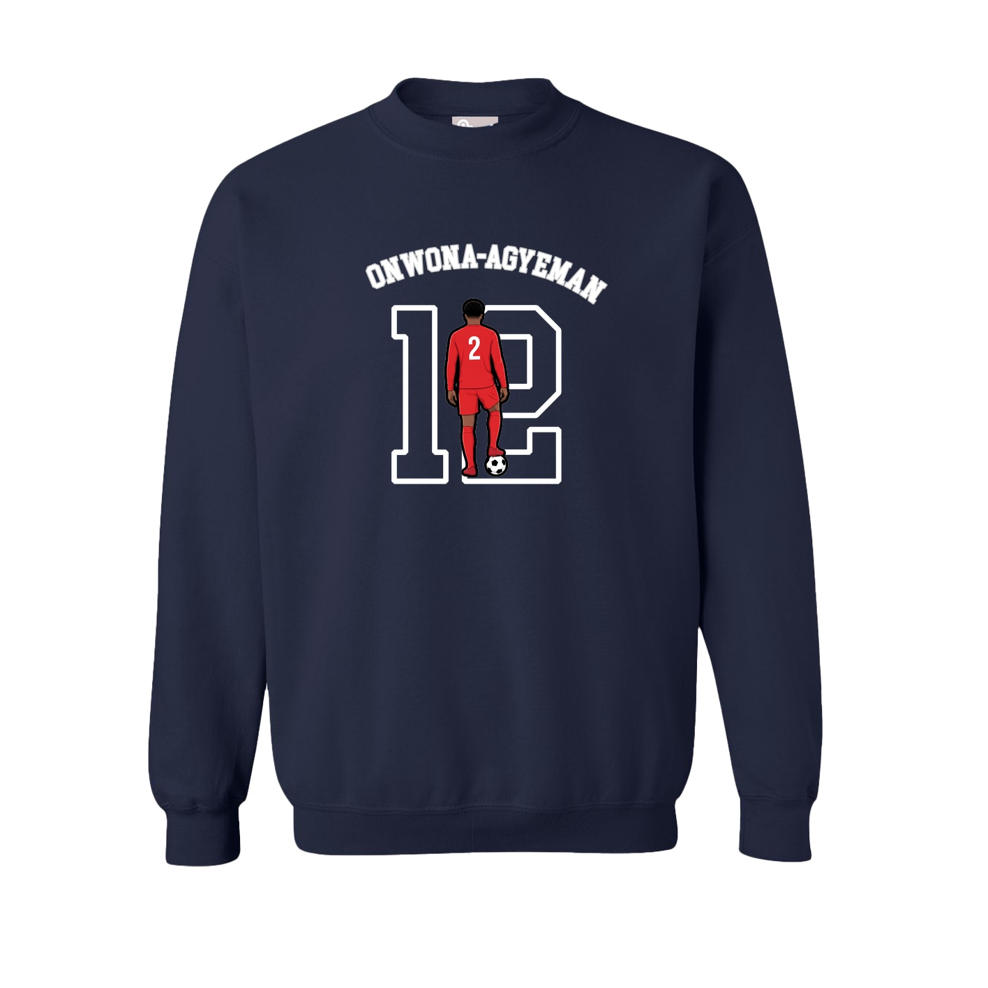 Fleece Crew — Shirsey Arch in Navy