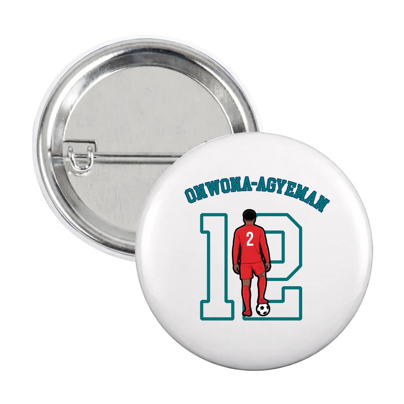 Game Day Button — Shirsey Arch in White