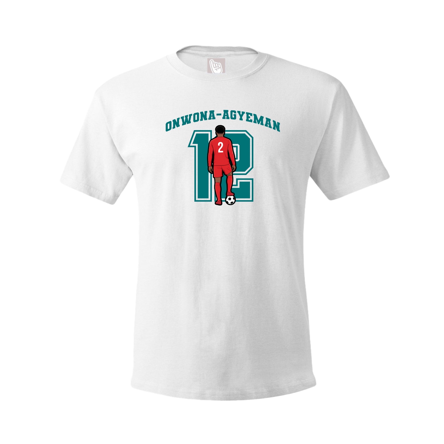 Youth Tee — Number in White