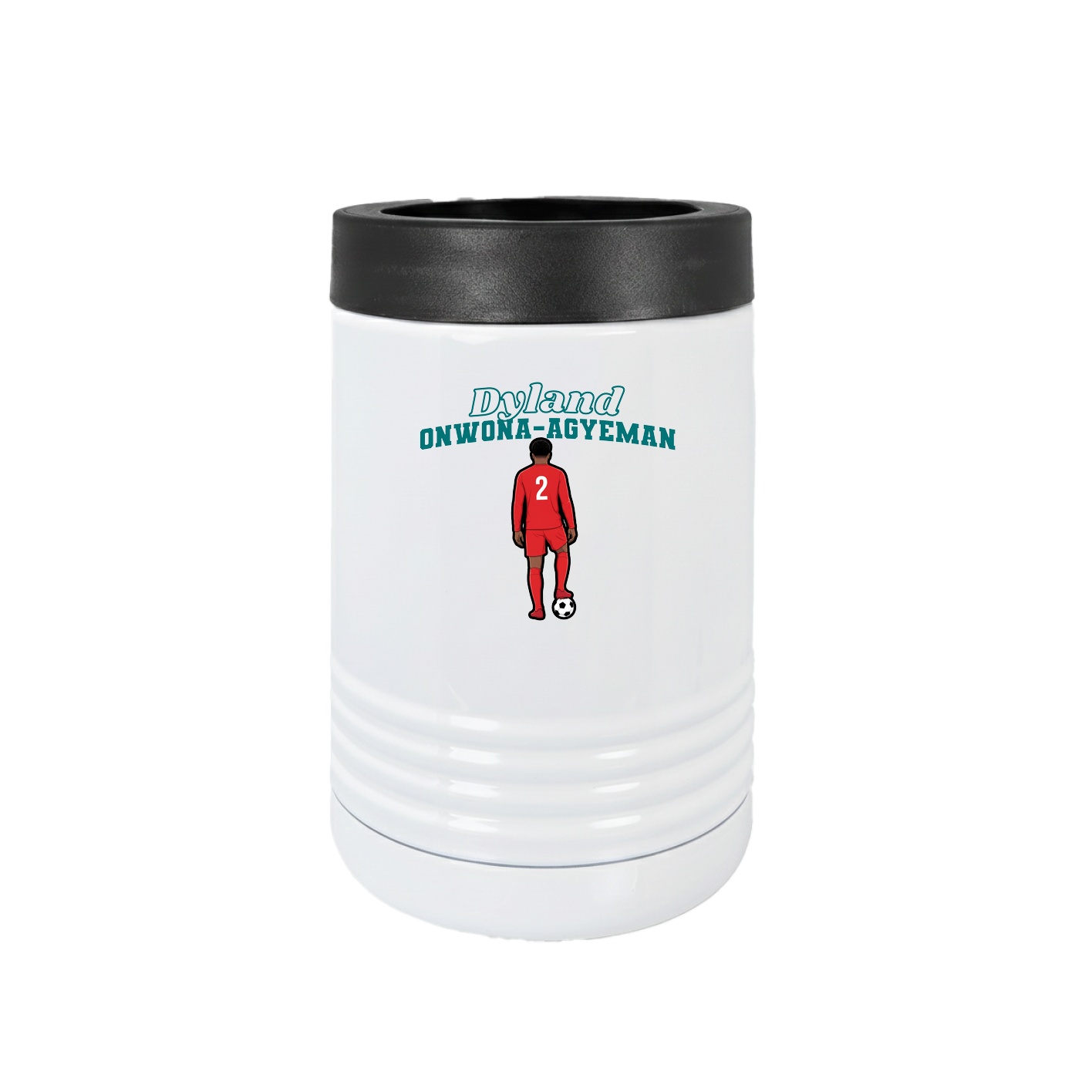 Beverage Holder — Name Arch in White