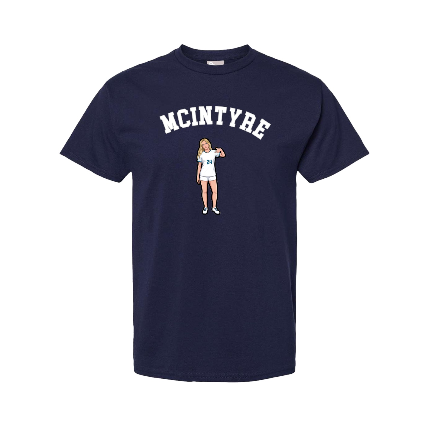Youth Tee — Shirsey Arch in Navy