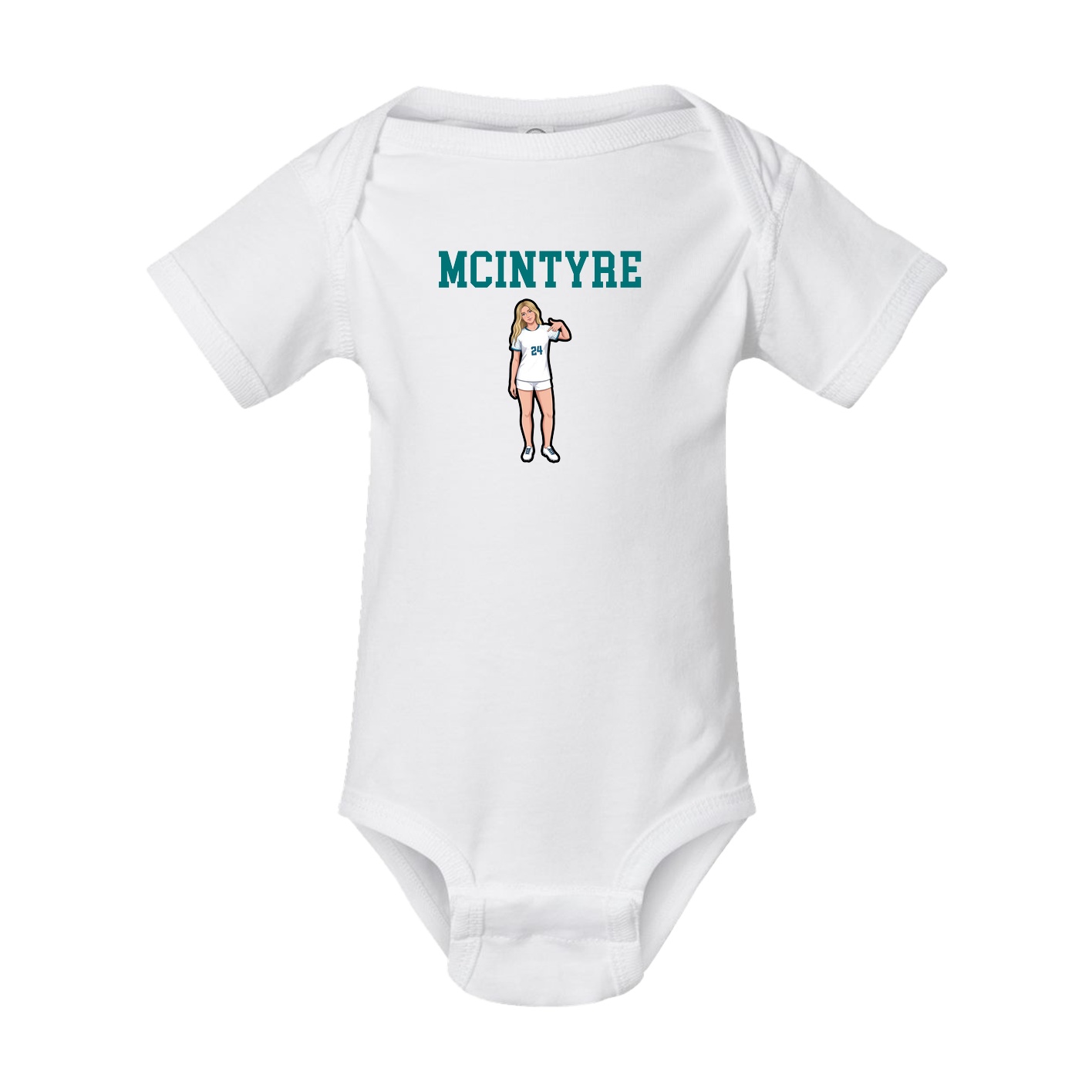 Baby Onesie — Shirsey in White