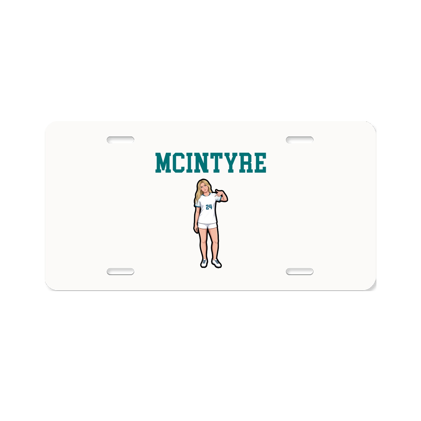 License Plate — Shirsey in Classic