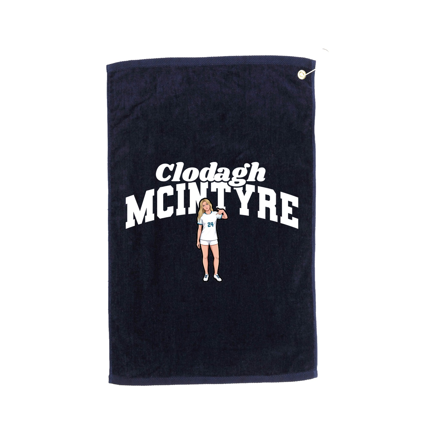 Golf Towel — Signature Arch in Navy
