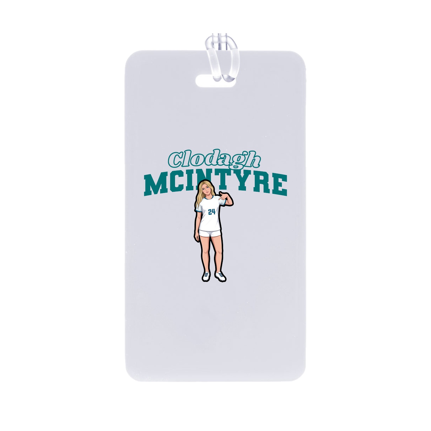 Bag Tag — Name Arch in Classic