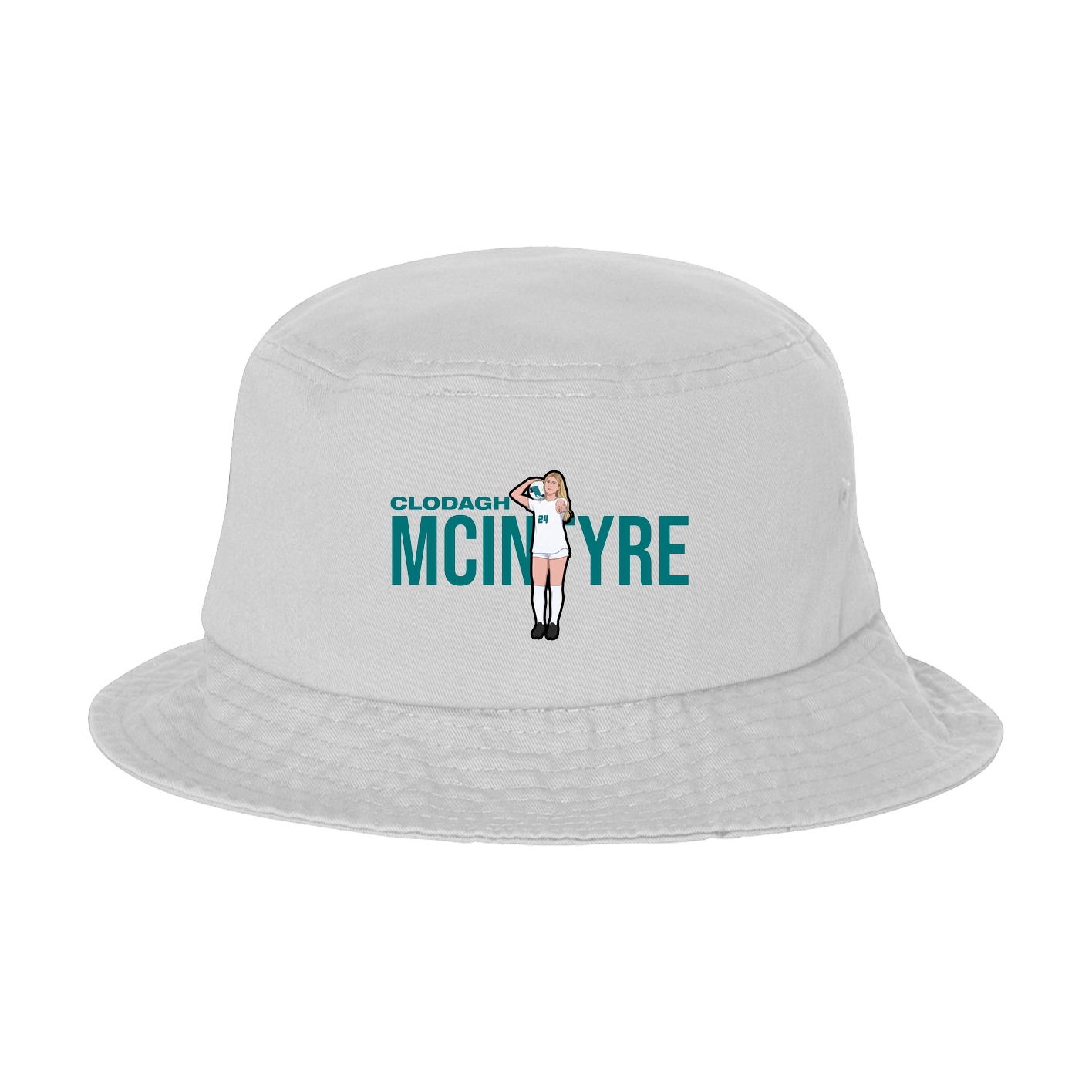 Bucket Cap — Player Name in White