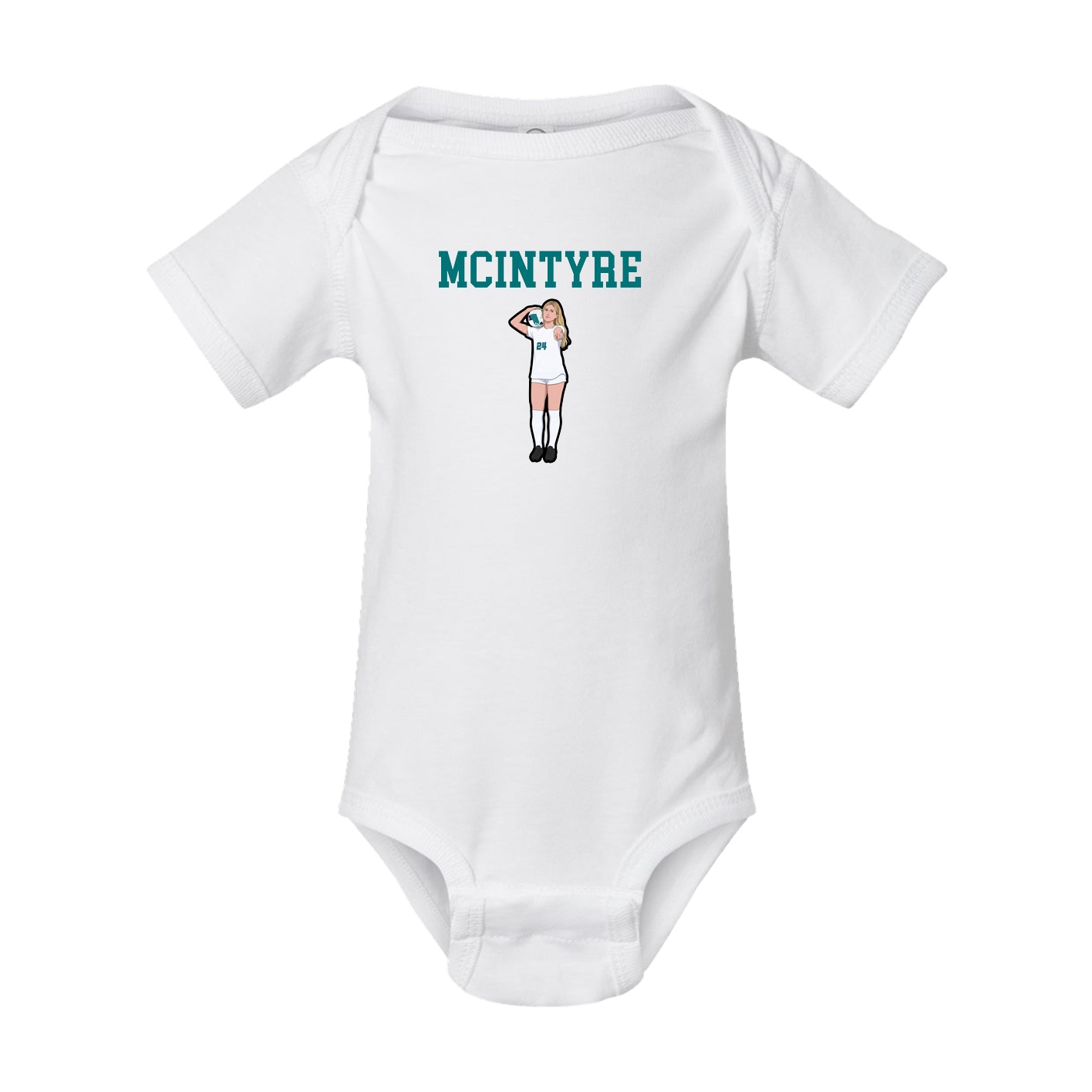 Baby Onesie — Shirsey in White