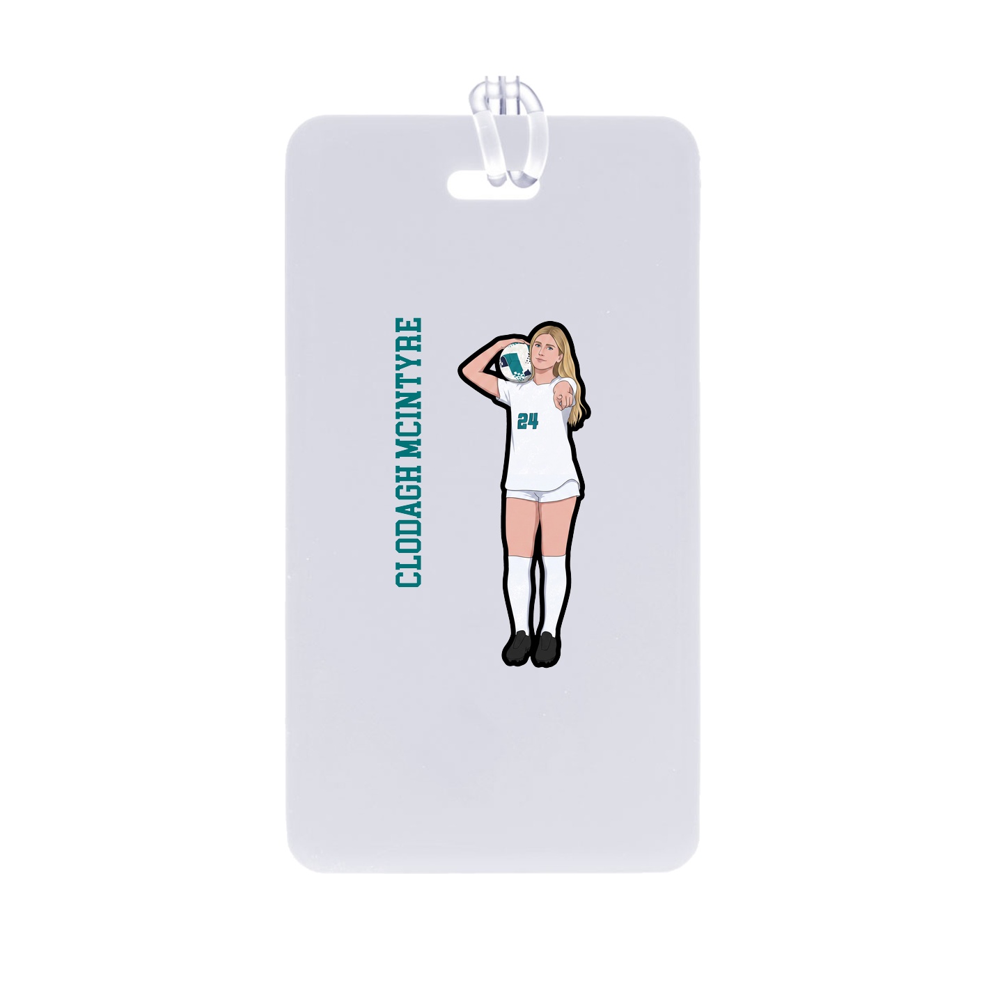 Bag Tag — Name Vertical in Classic