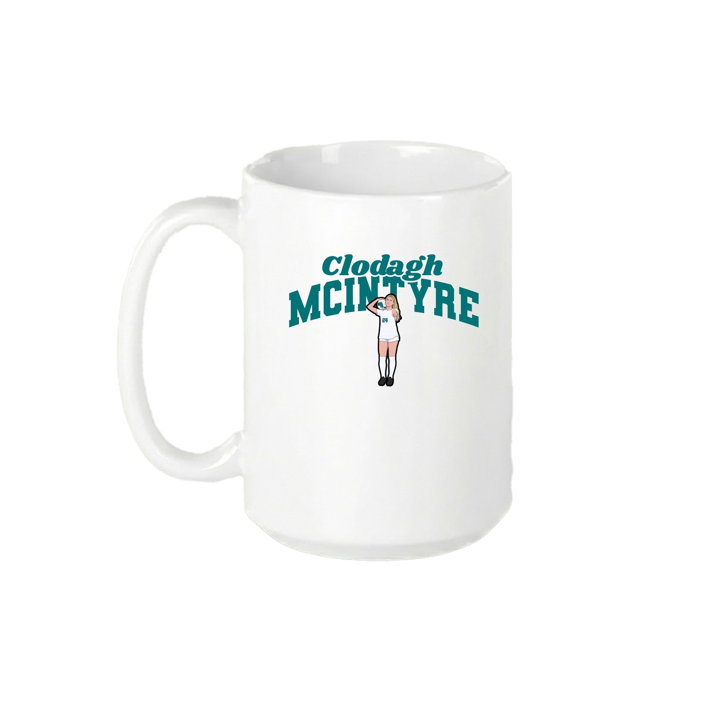 15oz Coffee Mug — Signature Arch in White