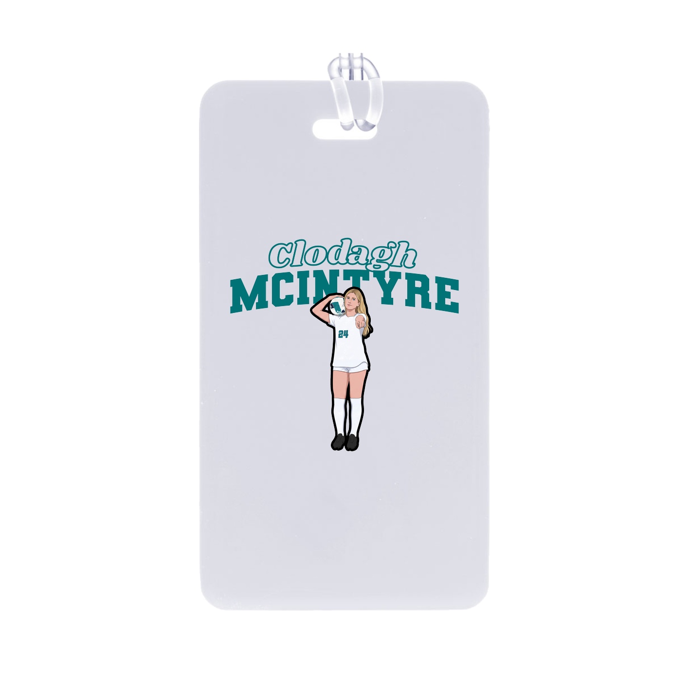 Bag Tag — Name Arch in Classic