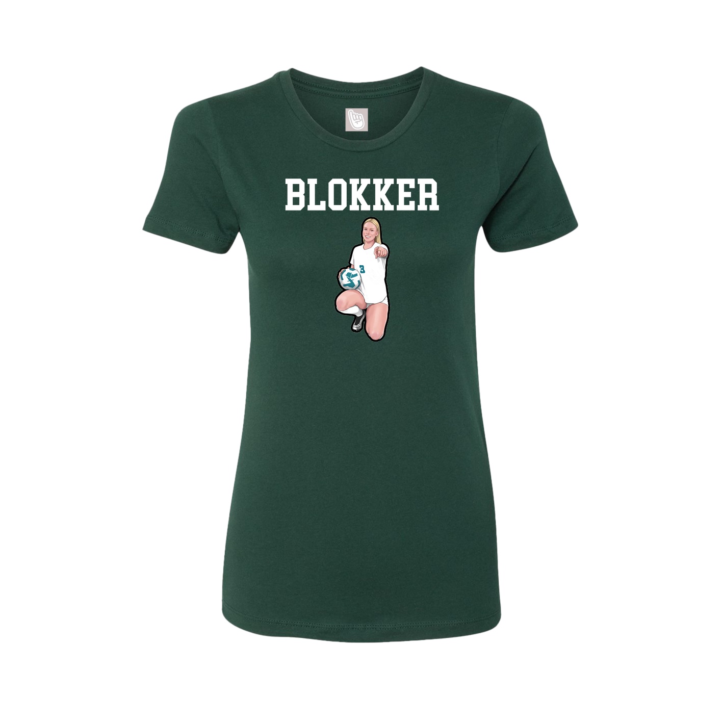 Fitted Women's Tee — Shirsey in Green