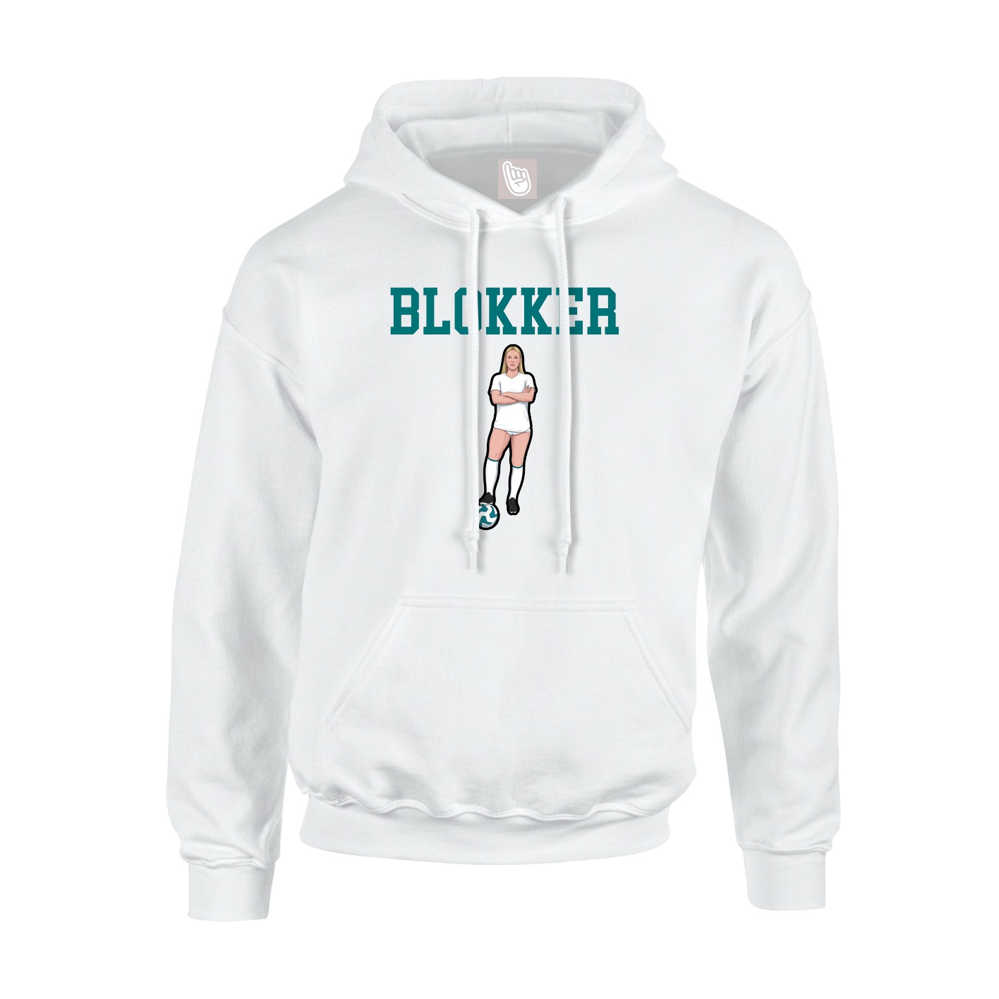 Hoodie — Shirsey in White