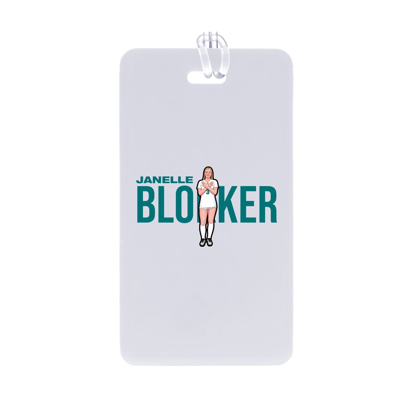 Bag Tag — Player Name in Classic